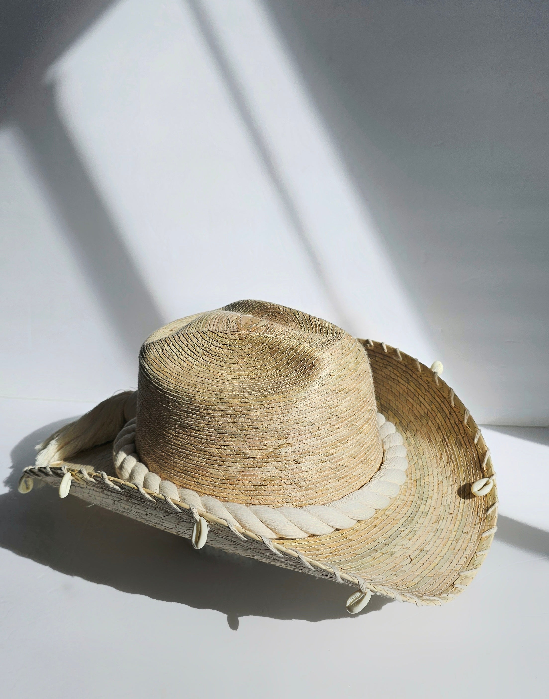 Coastal Cowgirl Hat with Shells