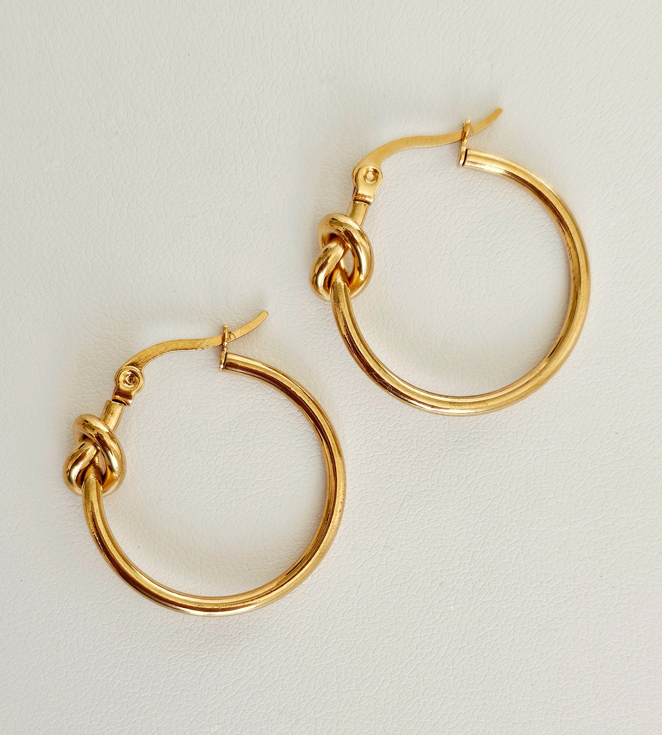 Love Knot Hoop Earrings