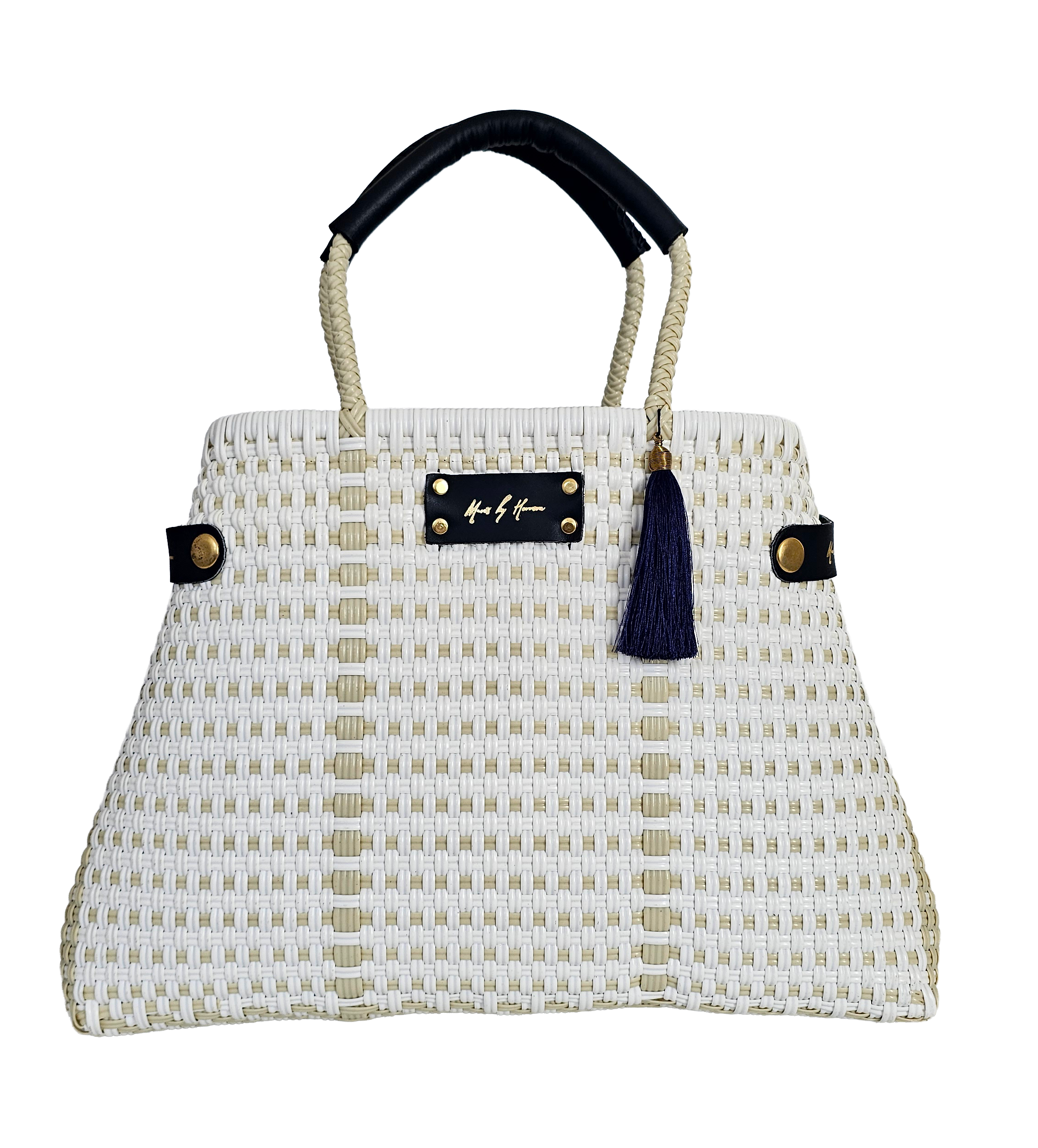 Less Pollution Convertible Handbag- Capri Ivory