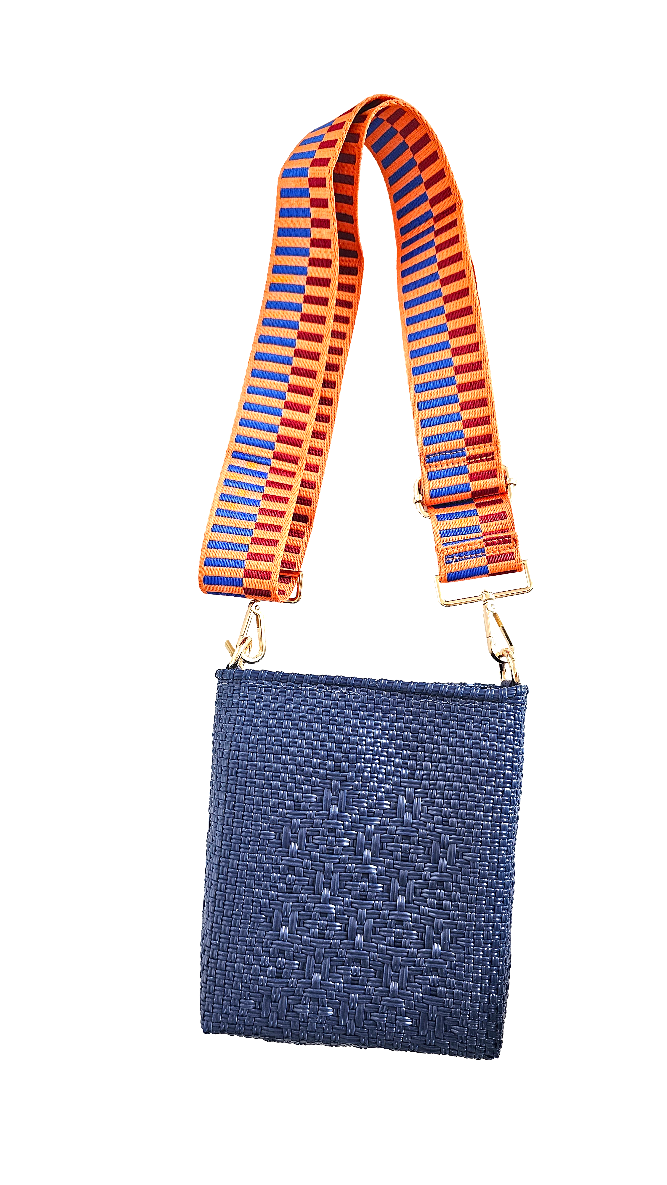 Milano Slim Crossbody Bag - Navy Blue