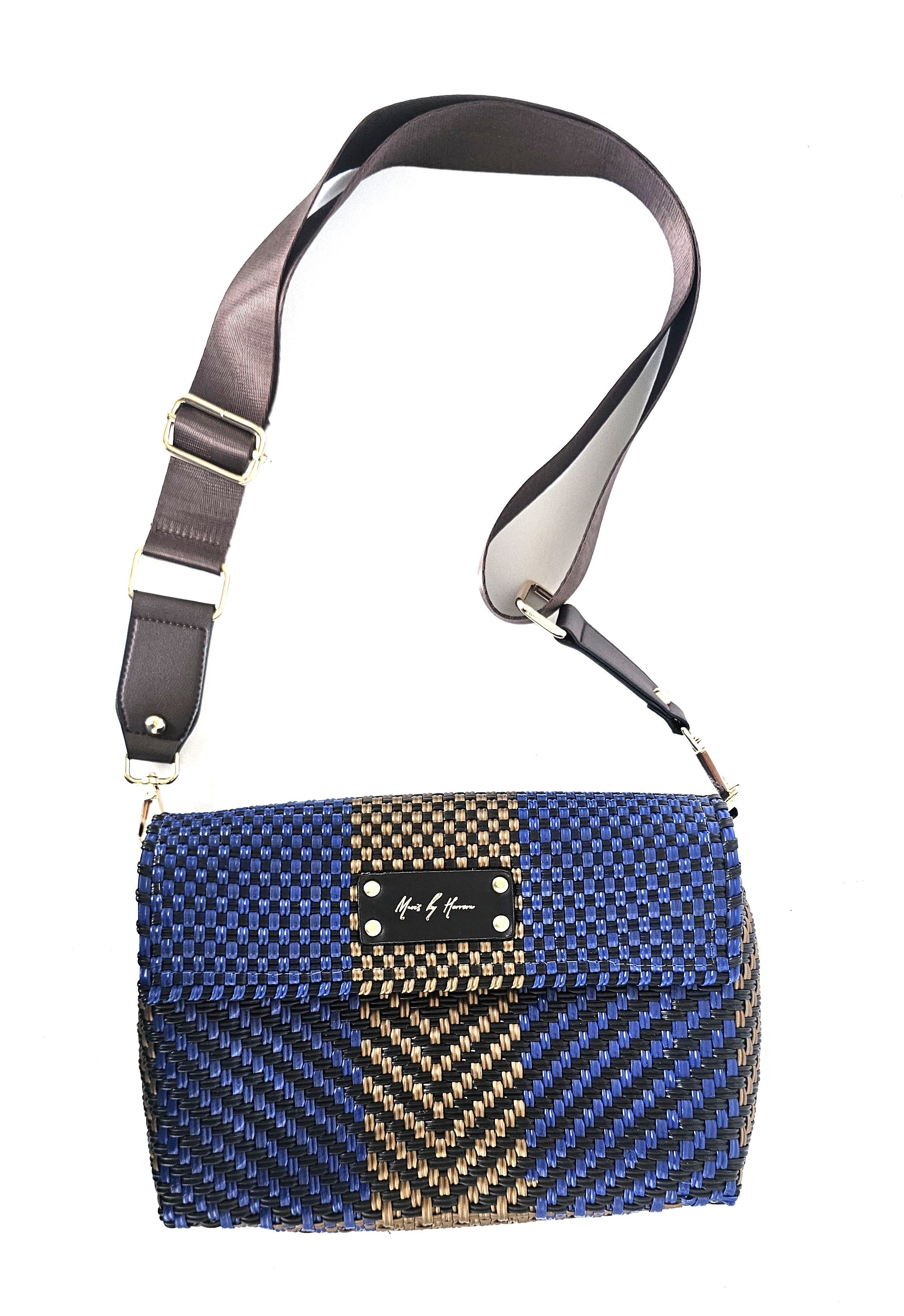 MBH Crossbody Bag - Blue Gold