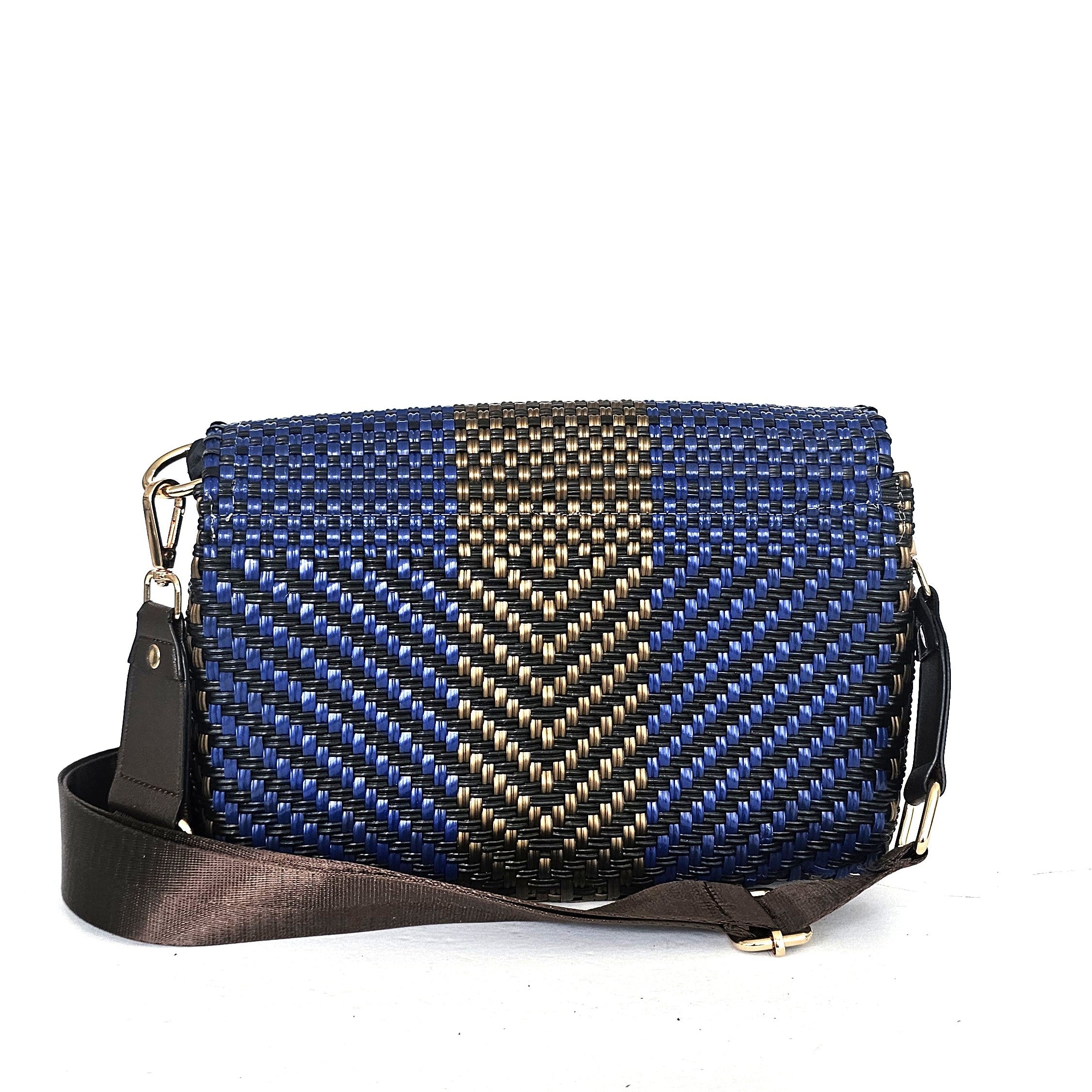 MBH Crossbody Bag - Blue Gold
