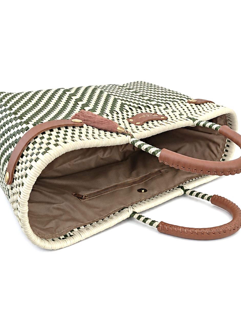 Less Pollution Convertible Handbag to Tote- Toscana Luxe