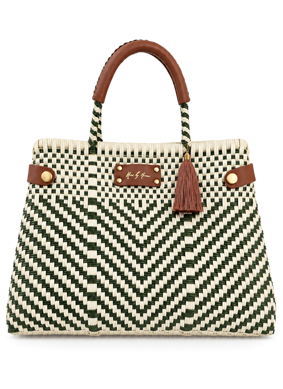 Less Pollution Convertible Handbag to Tote- Toscana Luxe