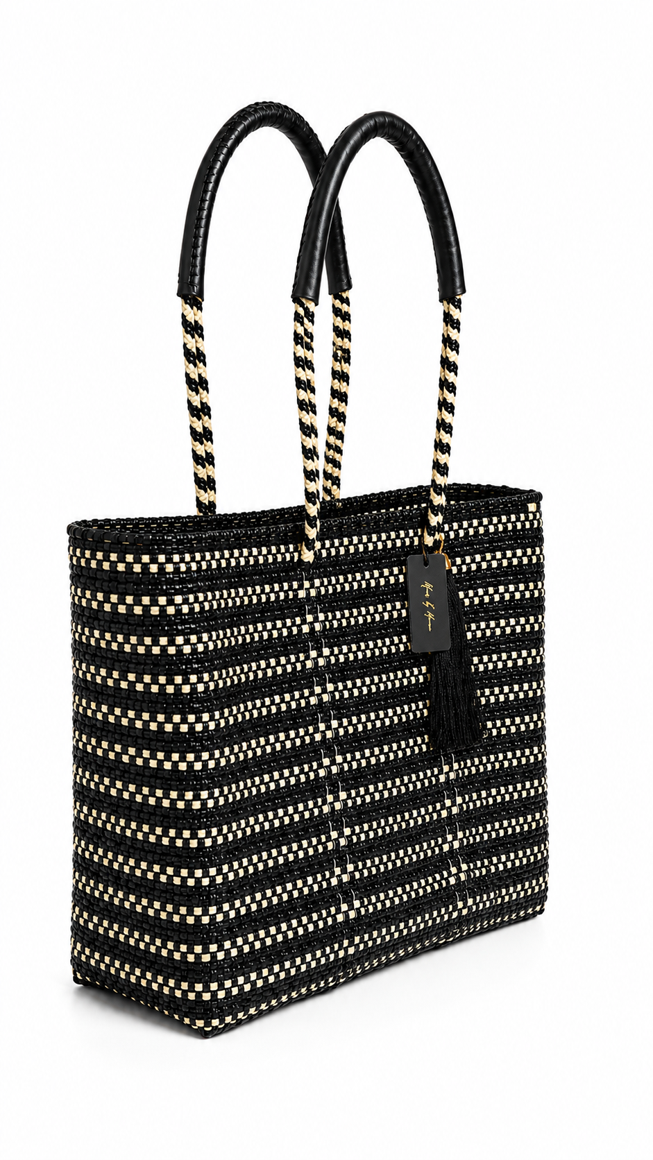 Resort Tote Bag - Black Ivory Style