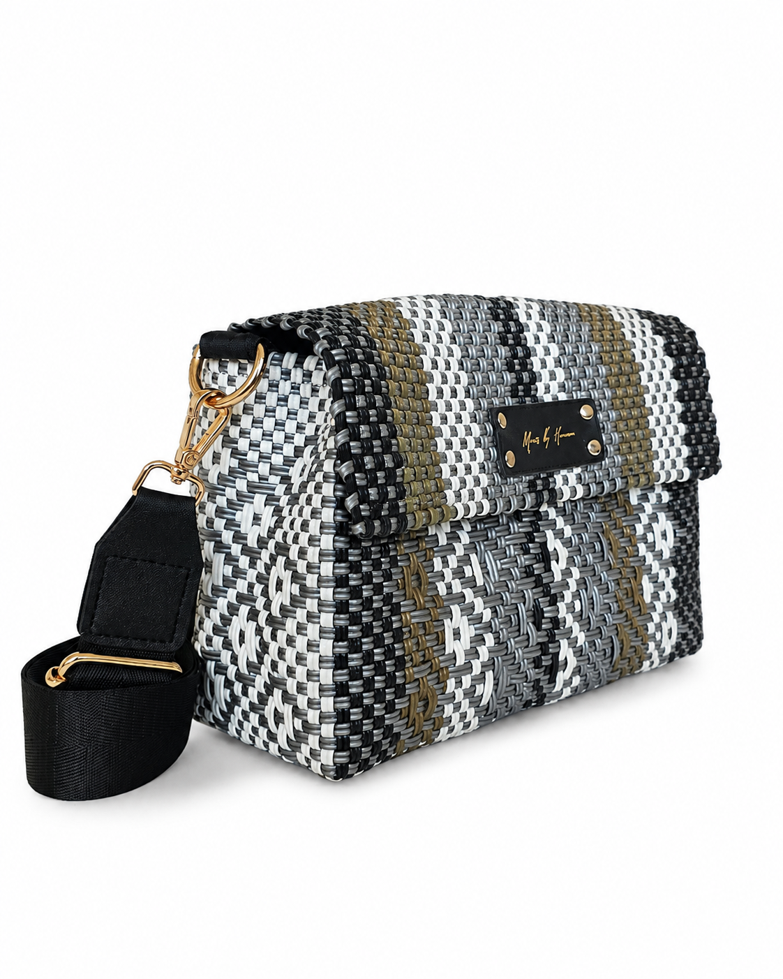 Mavis by Herrera Crossbody Bag - Black Silver