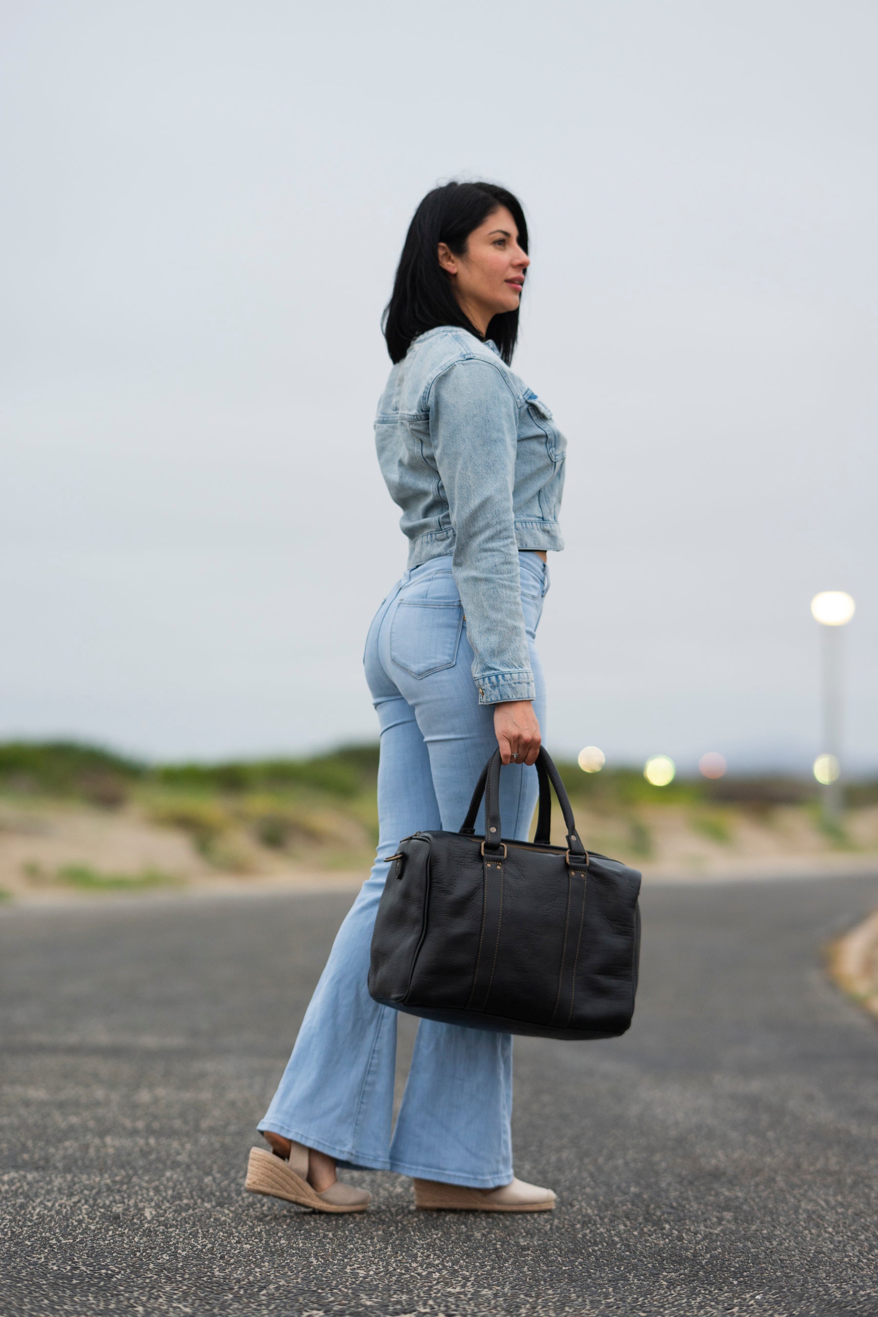 The Montclaire Weekender Travel Bag - Black