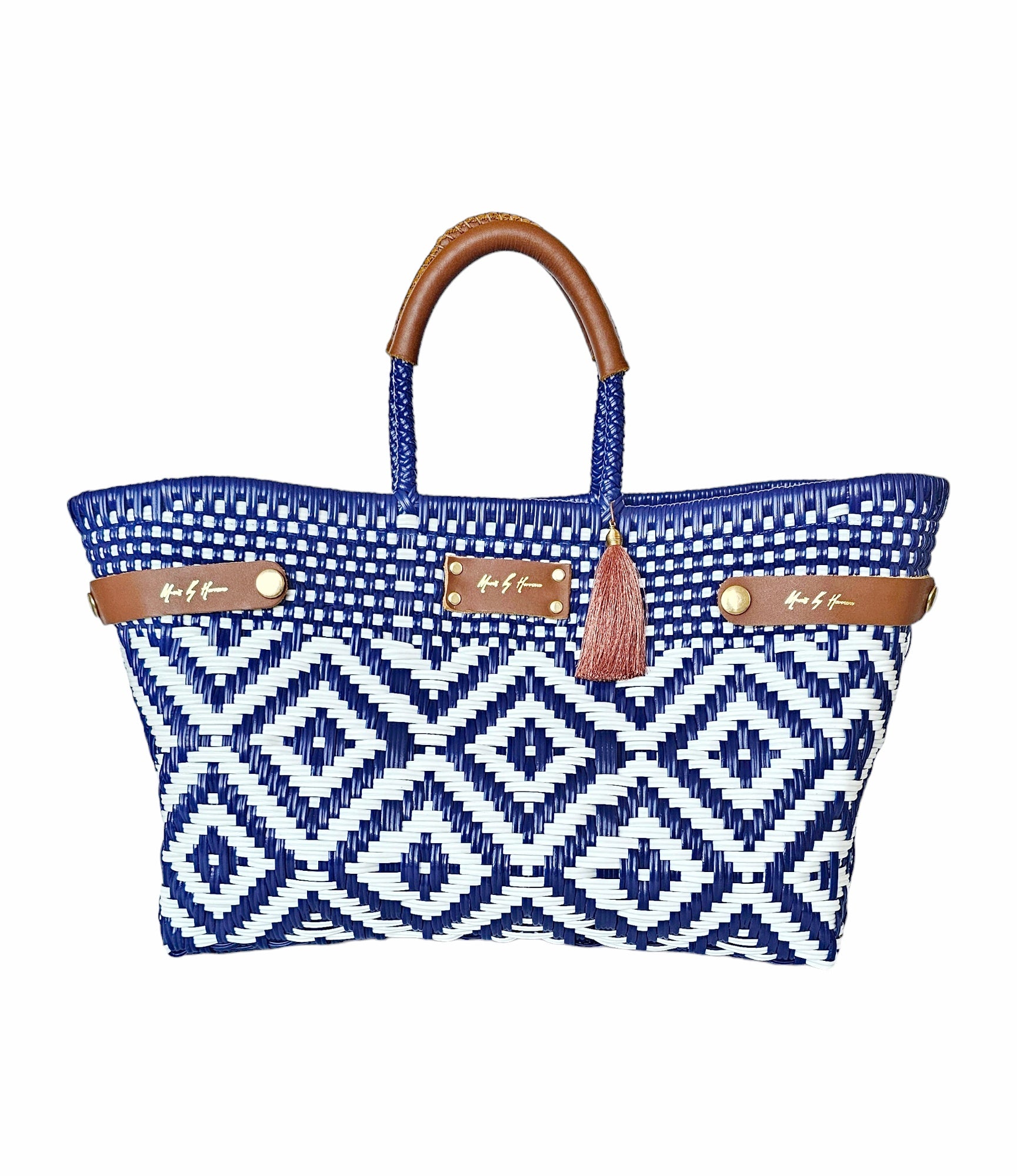 Handcrafted ethical purse made from recycled materials.