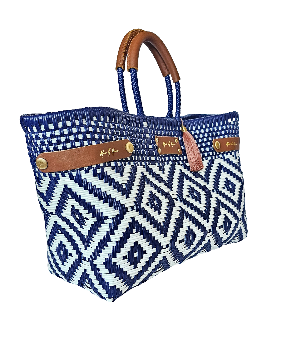 Luxury sustainable purse made from recycled textiles, eco-conscious design. | Mavis by Herrera