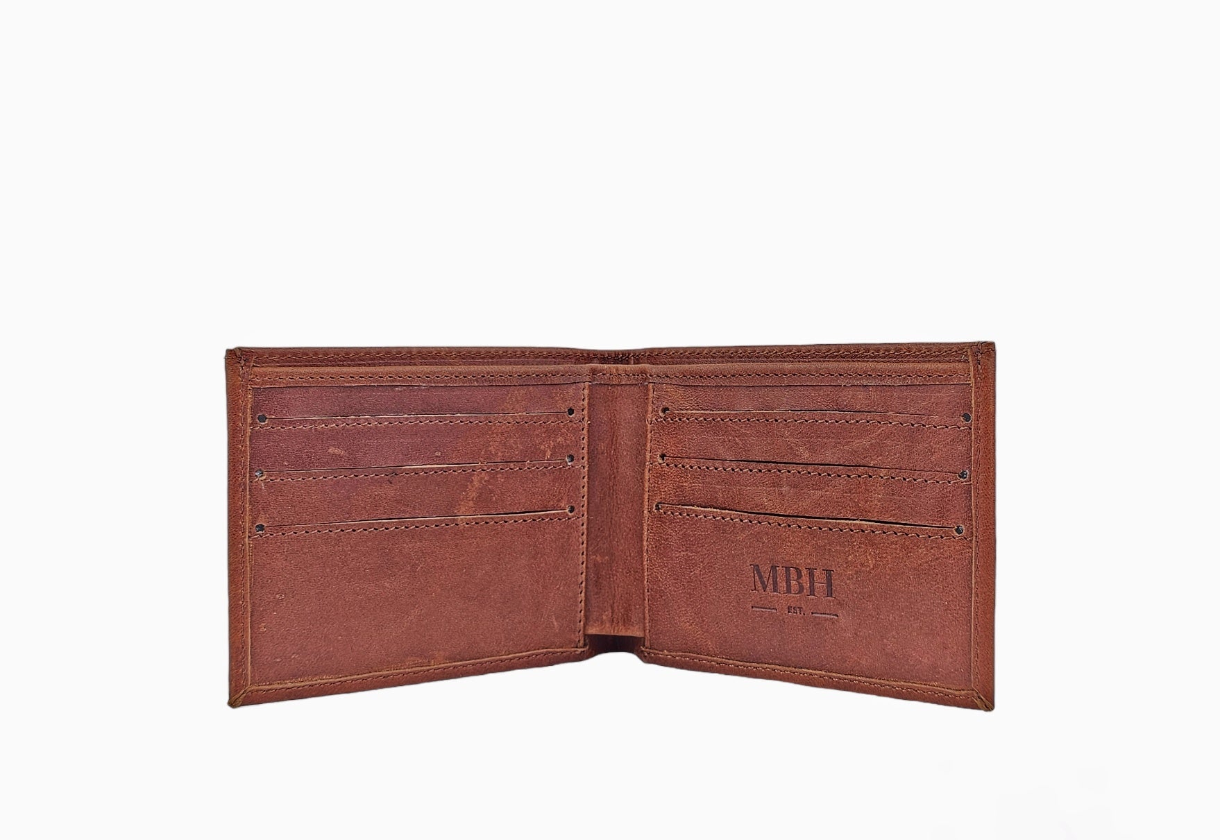 Men's Bifold Wallet Leather - Brown
