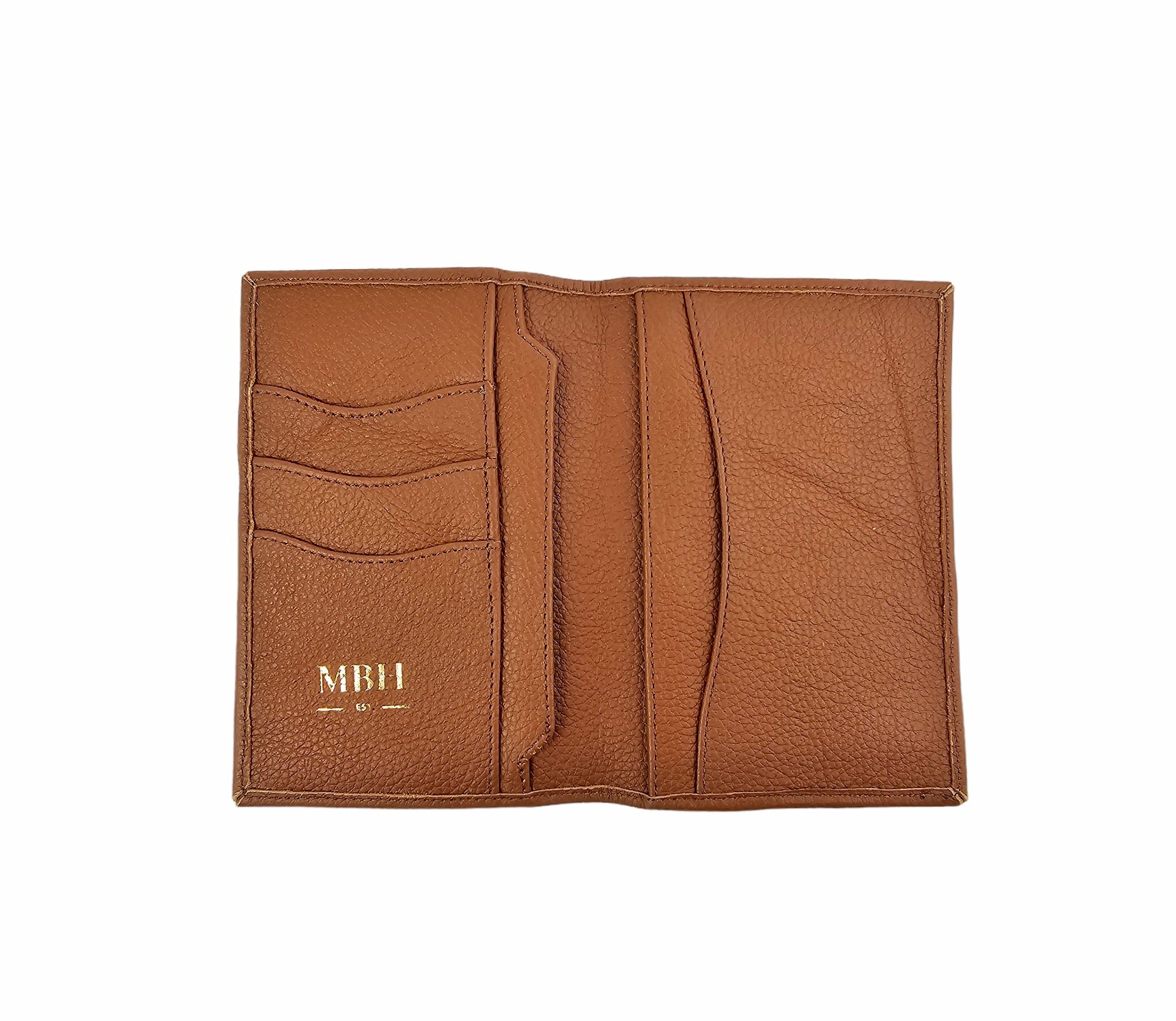 MBH Passport Wallet - Brown