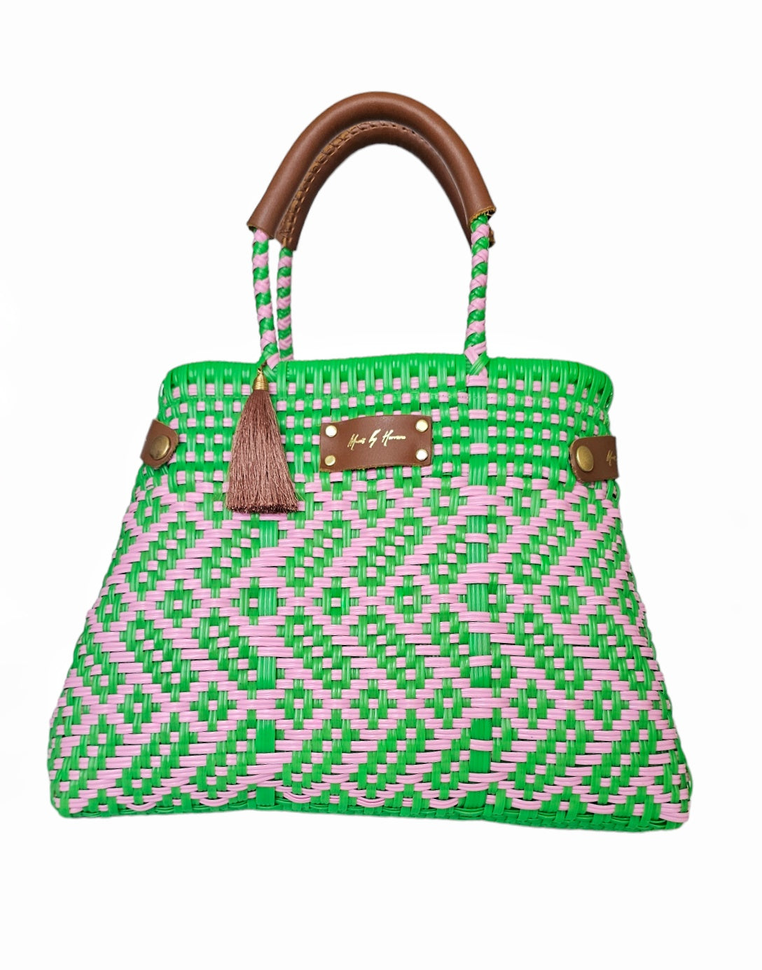 Less Pollution Convertible Handbag - Emerald Green