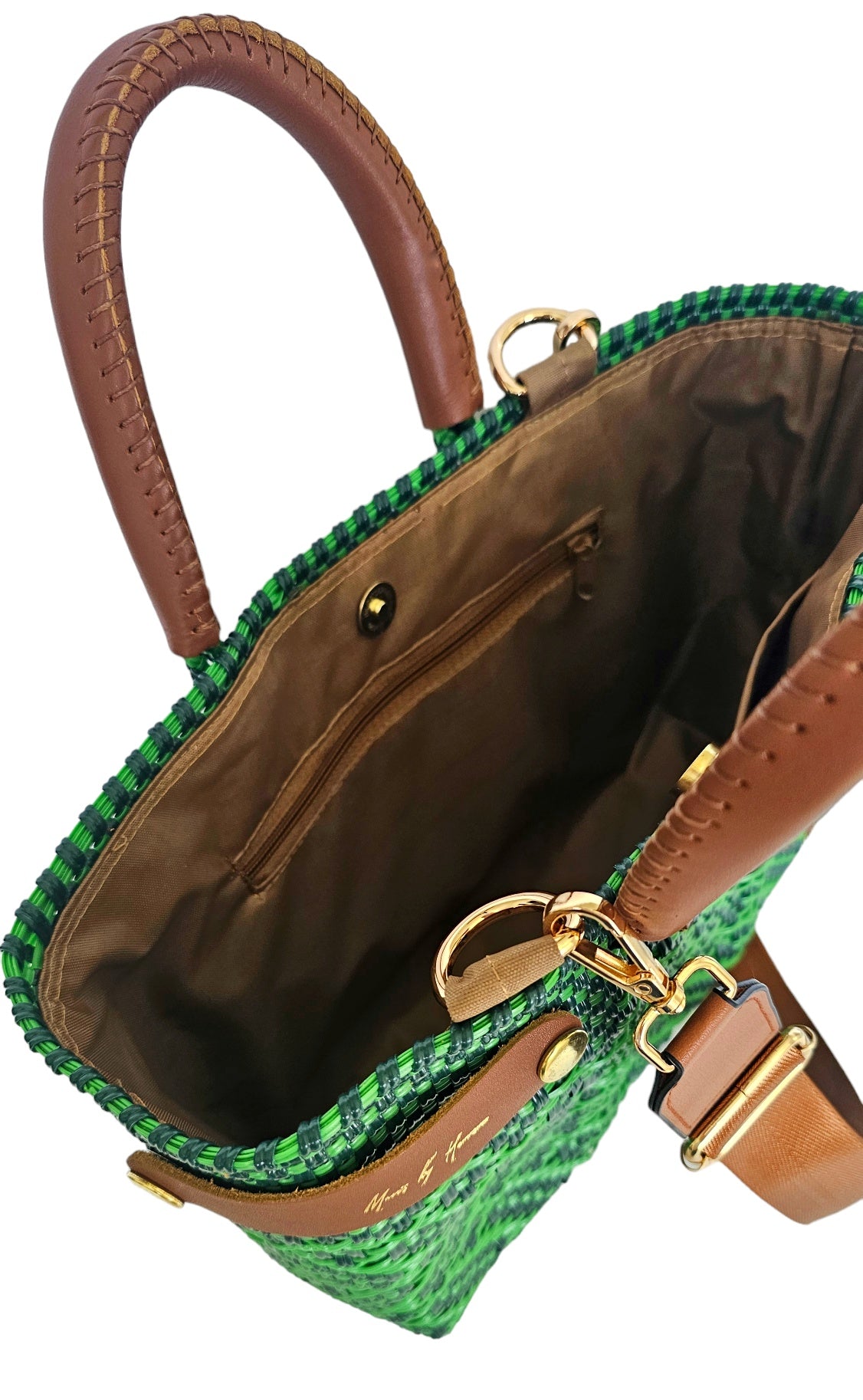 Mini Less Pollution Crossbody Bag - Emerald