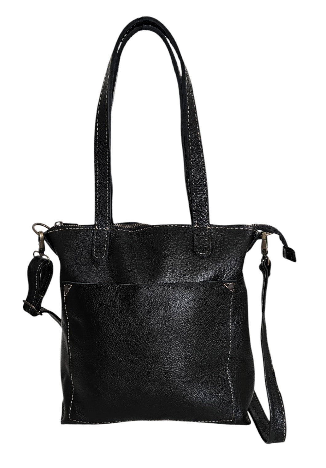 Amara Crossbody Tote Bag - Black