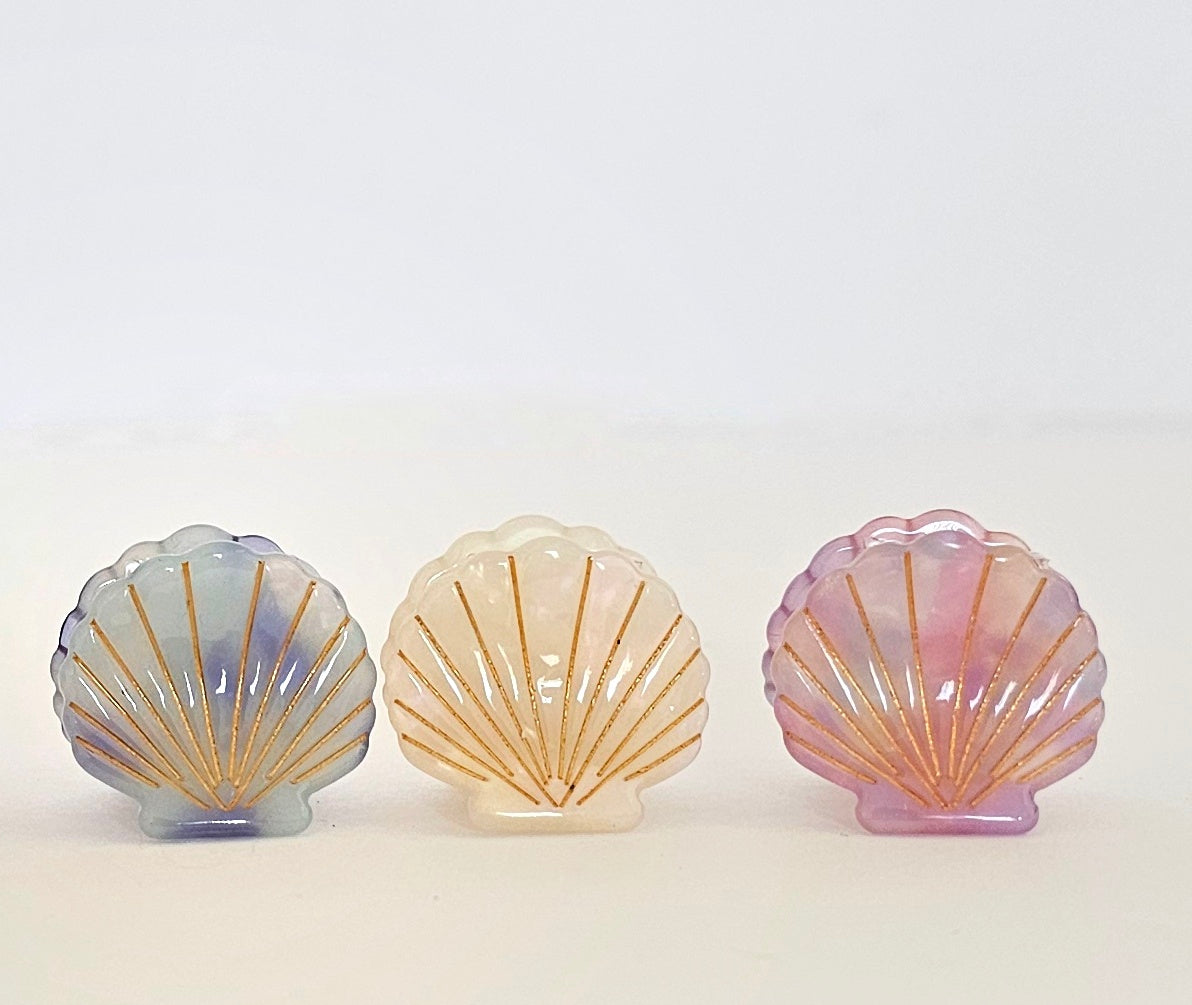 Mini Seashell Small Hair Claw Clip