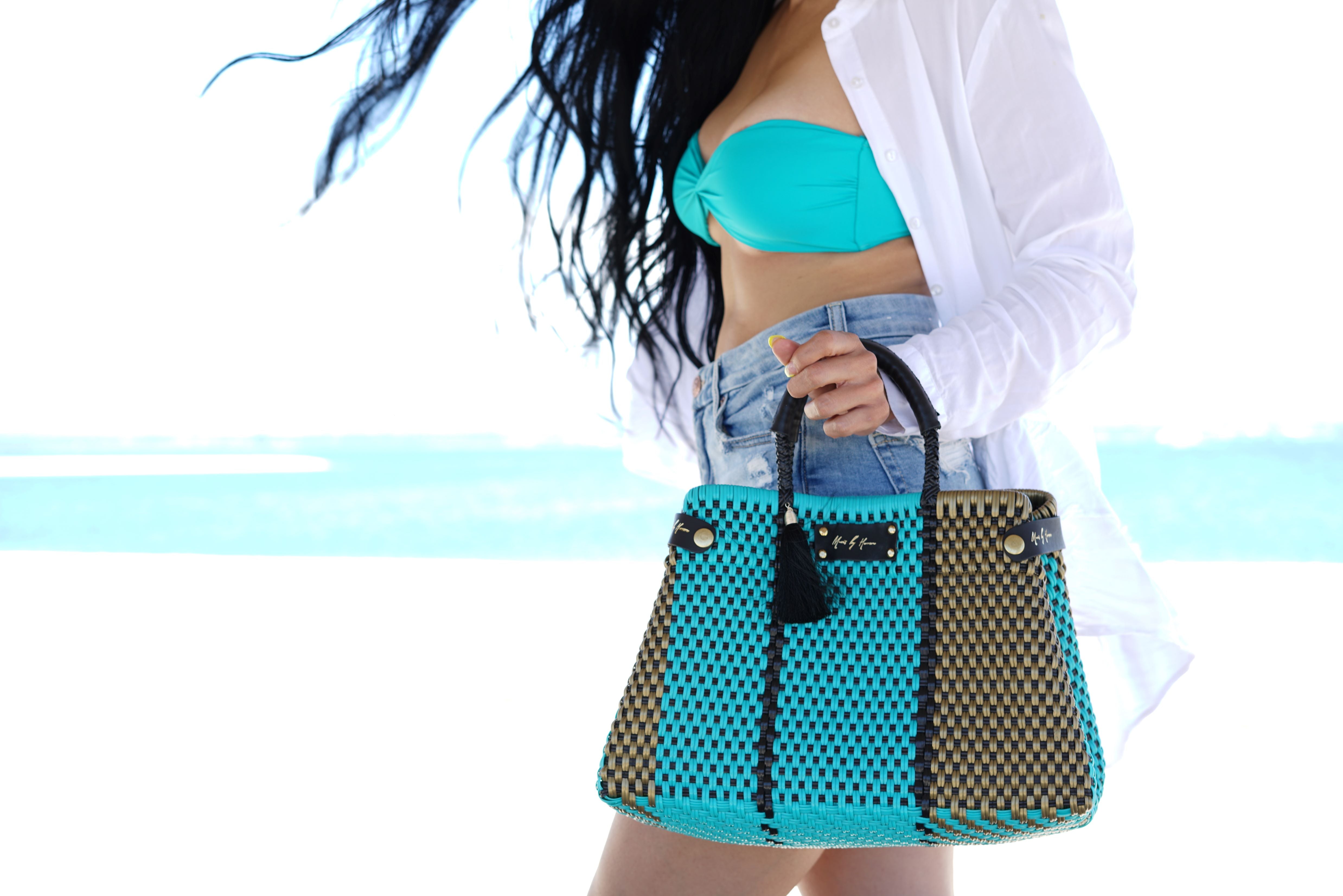 Less Pollution Convertible Handbag to Tote - Aruba