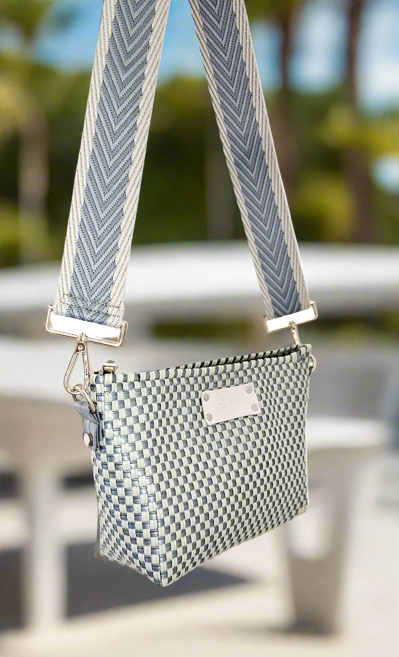 Victoria Crossbody Bag - Silver