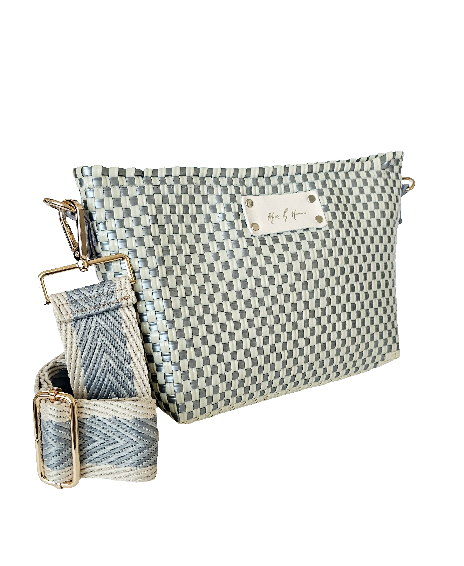 Victoria Crossbody Bag - Silver
