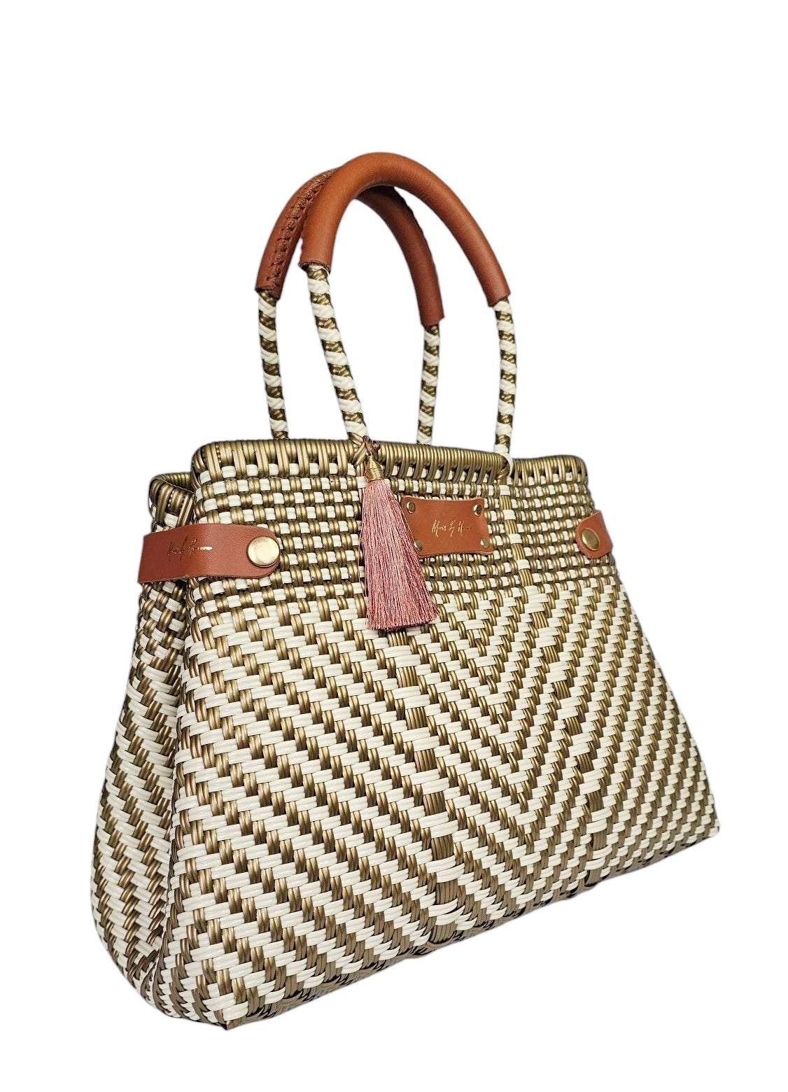 best seller handbag ivory gold for women