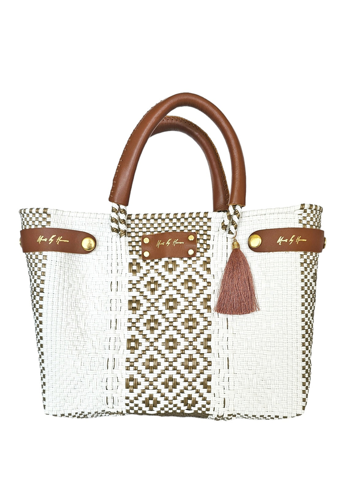 Mini Less Pollution Crossbody Bag – Glow Gold — handwoven crossbody bag by Mavis by Herrera