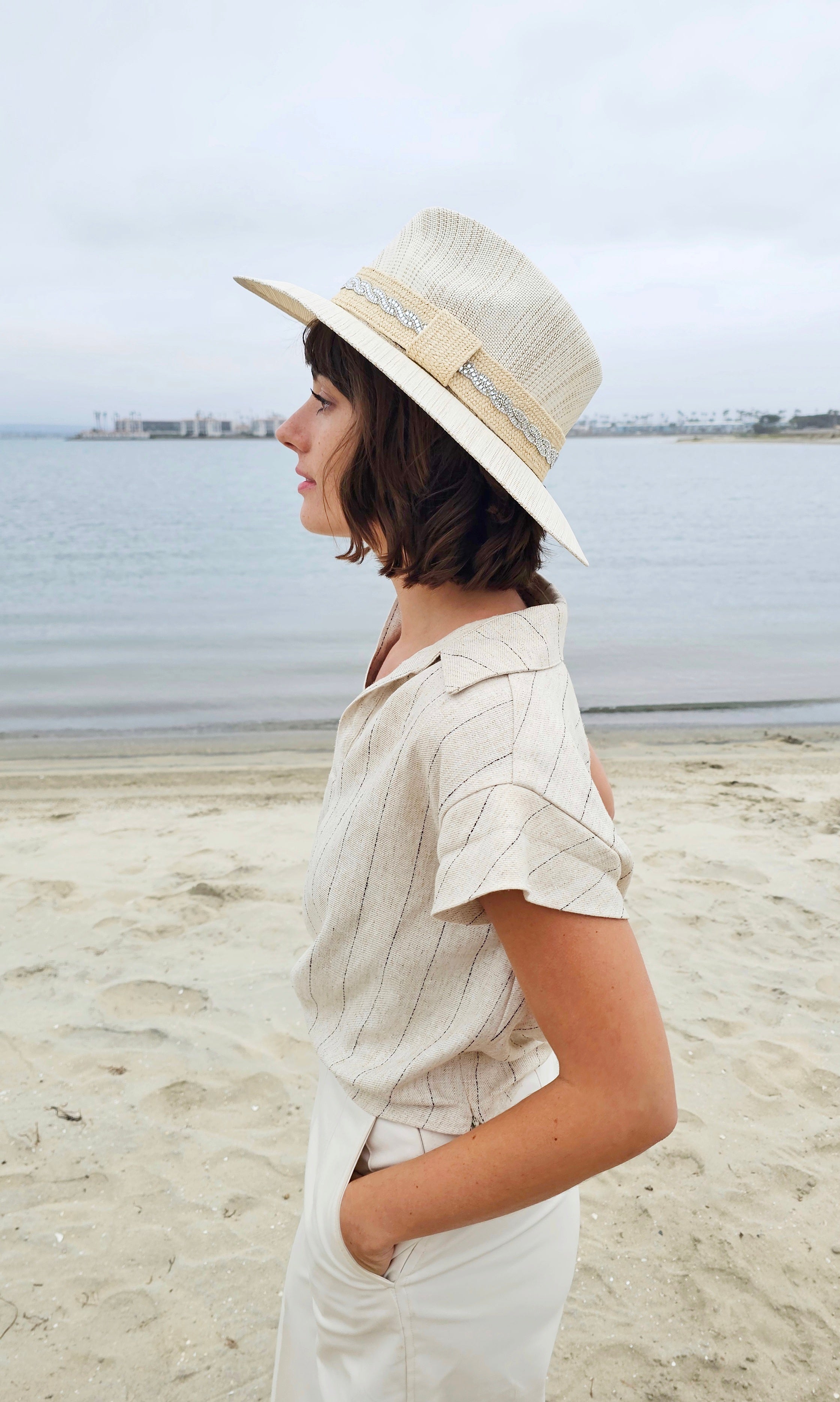 Crystalline Couture Hat