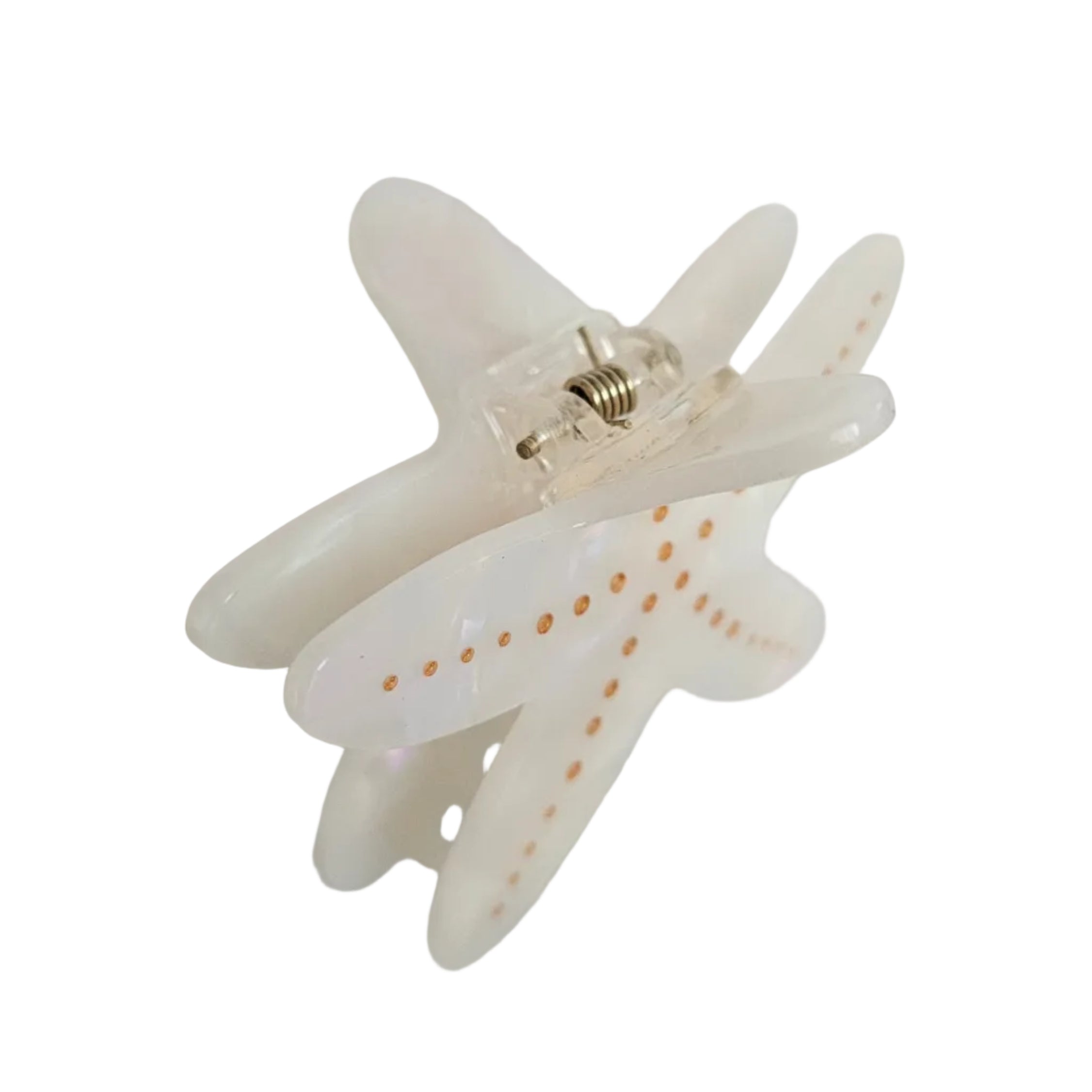 Starfish Medium Ivory Hair Clip