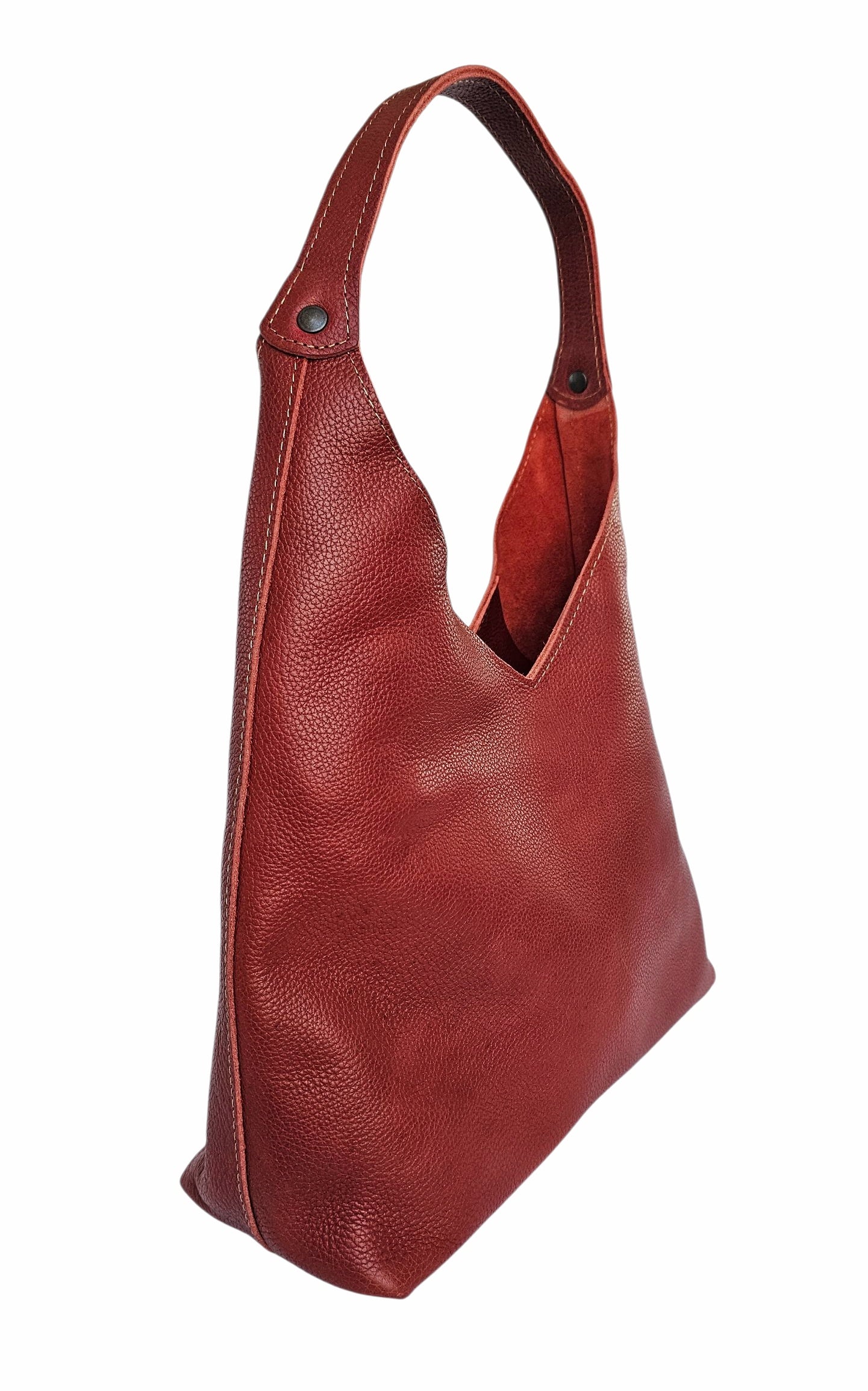 The Verona Classic Shoulder Bag - Mahogany