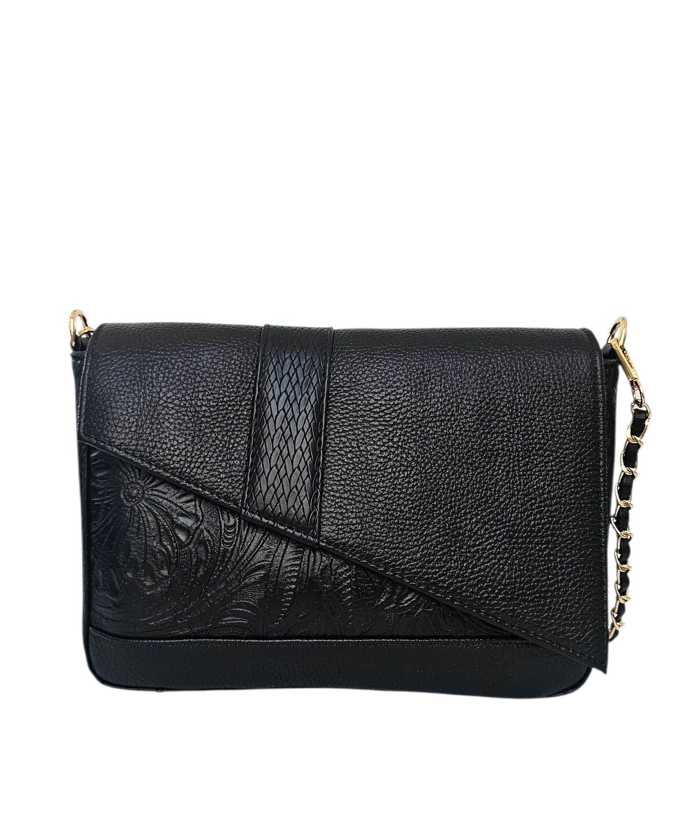 The Marquesa Crossbody Bag - Black