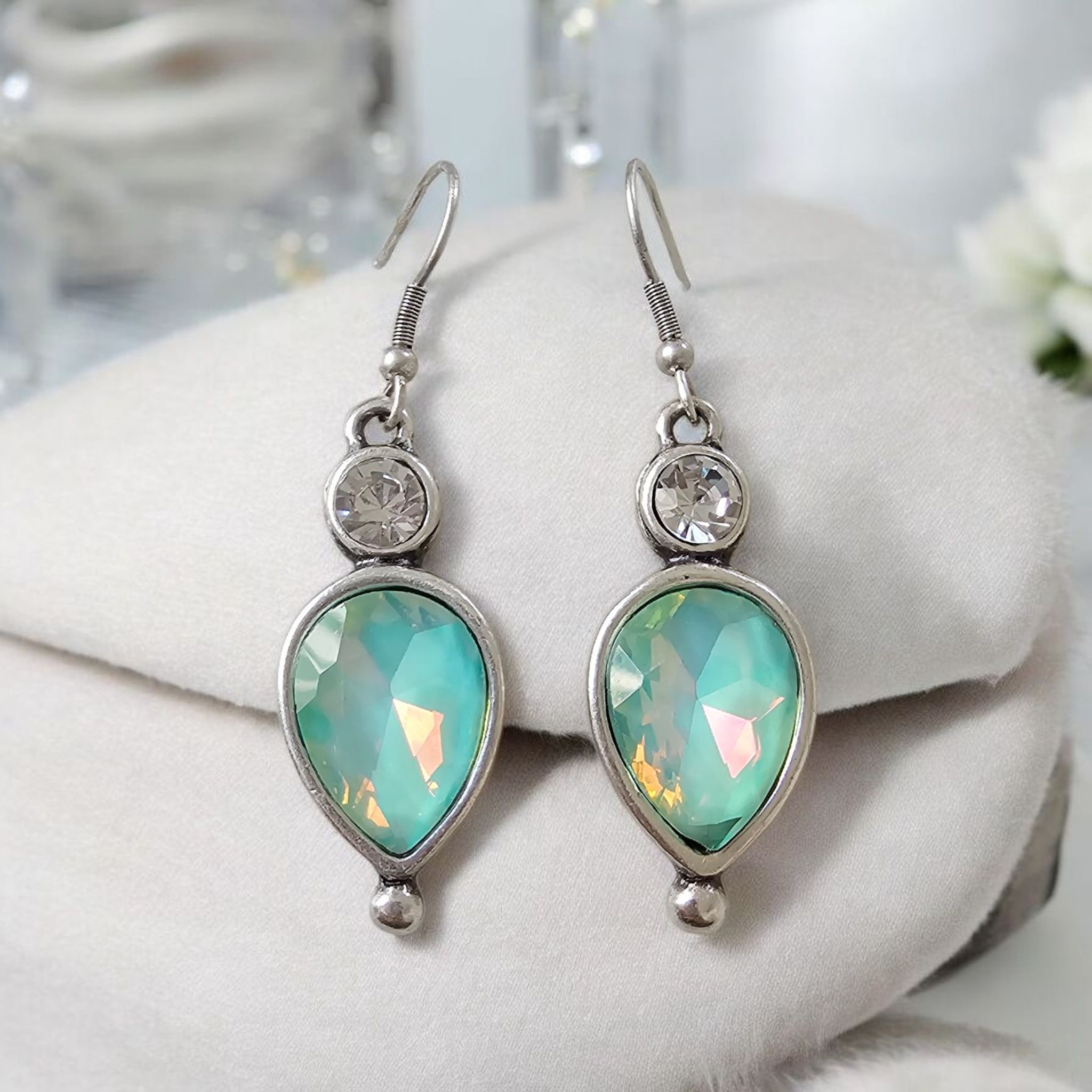 Vivid Opal Earrings