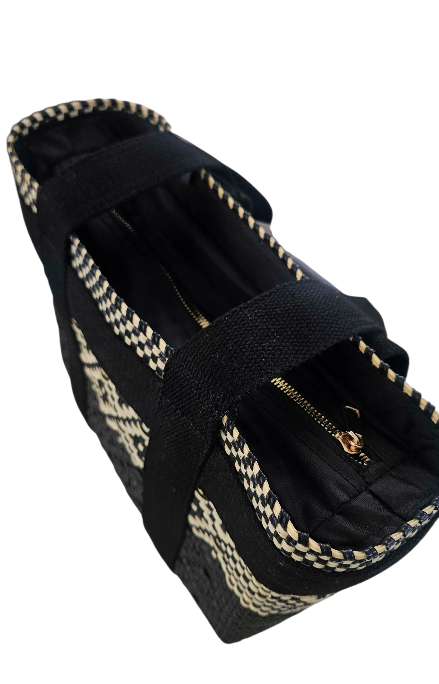 Chic Mini Tote Bag - Ivory Black