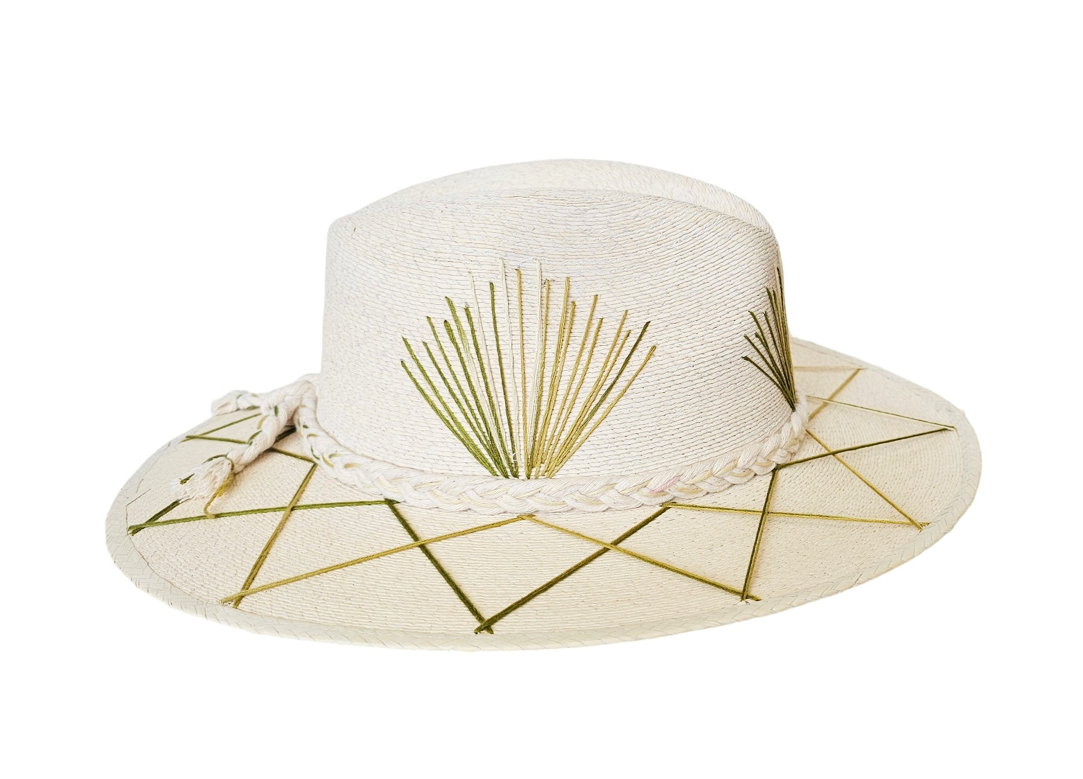Solara Palm Hat - Olive