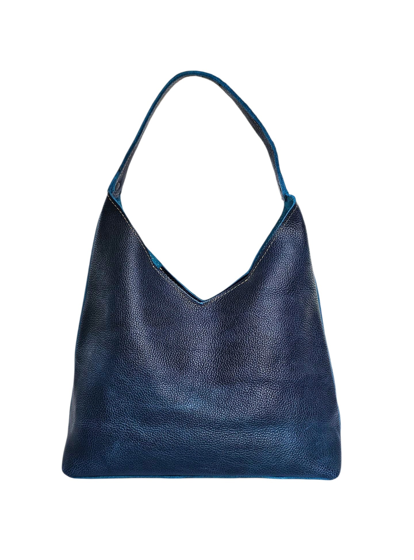 The Verona Classic Shoulder Bag - Indigo