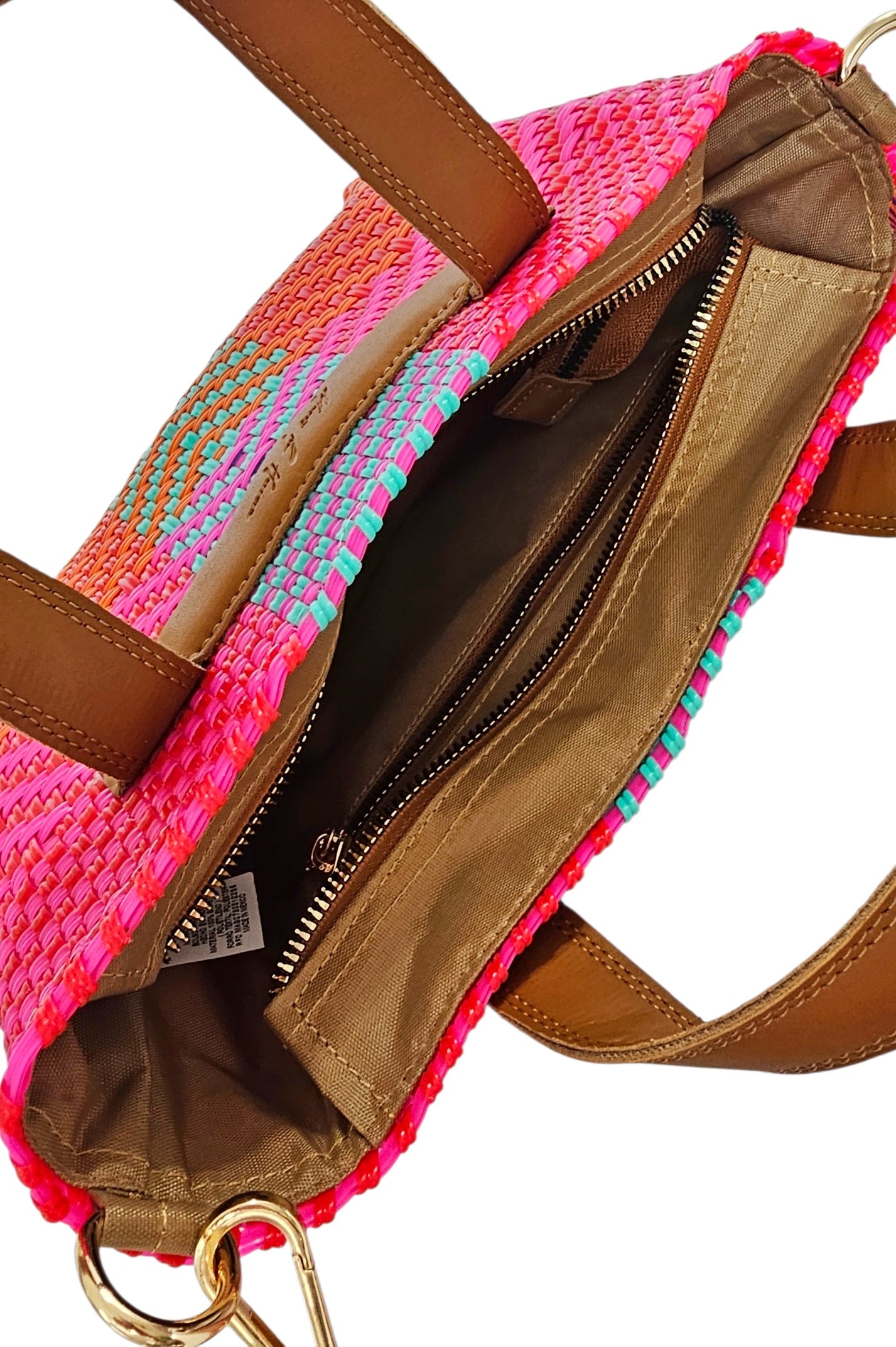 The Riviera Crossbody Tote - Baja Bright