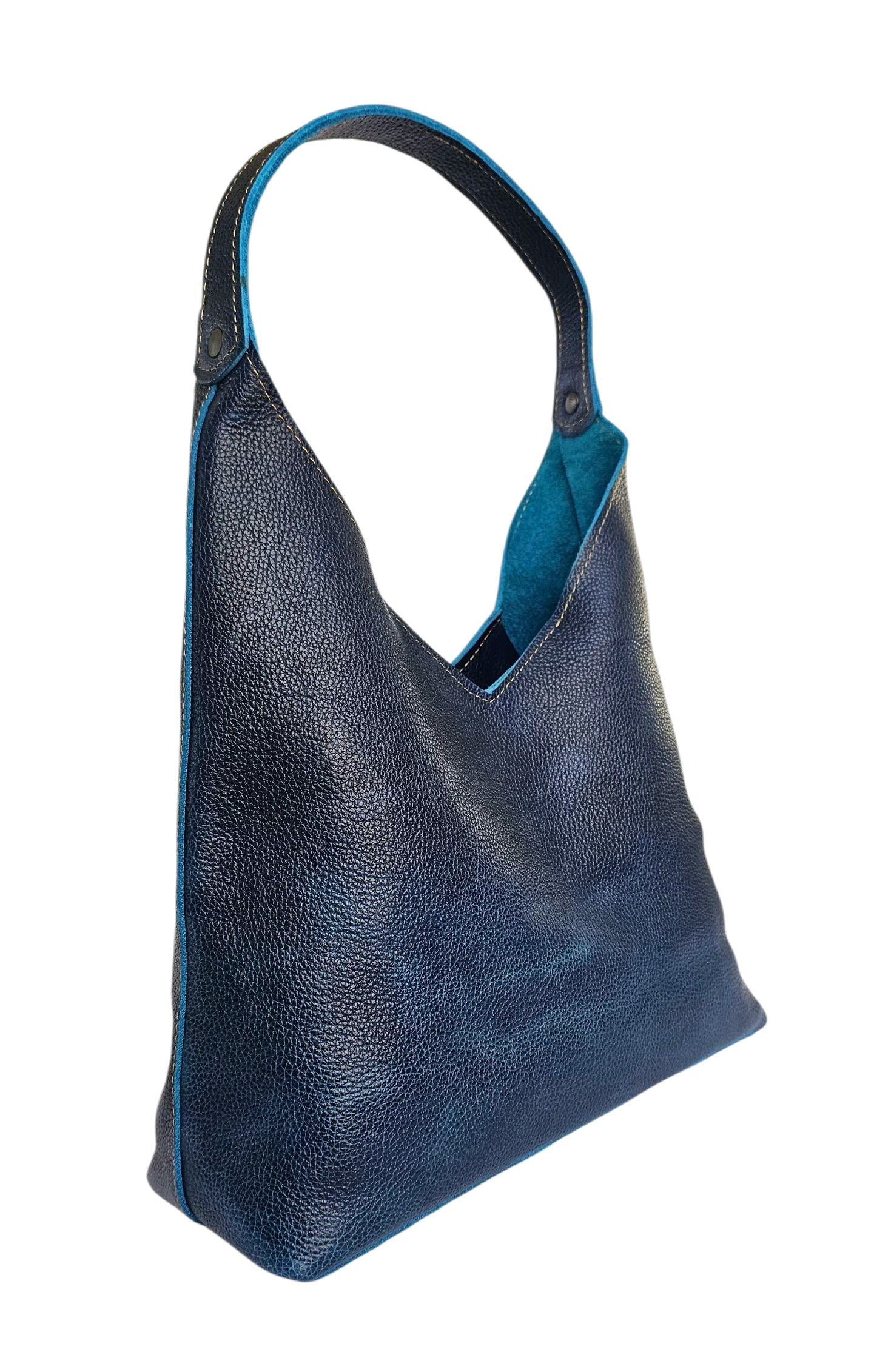 The Verona Classic Shoulder Bag - Indigo