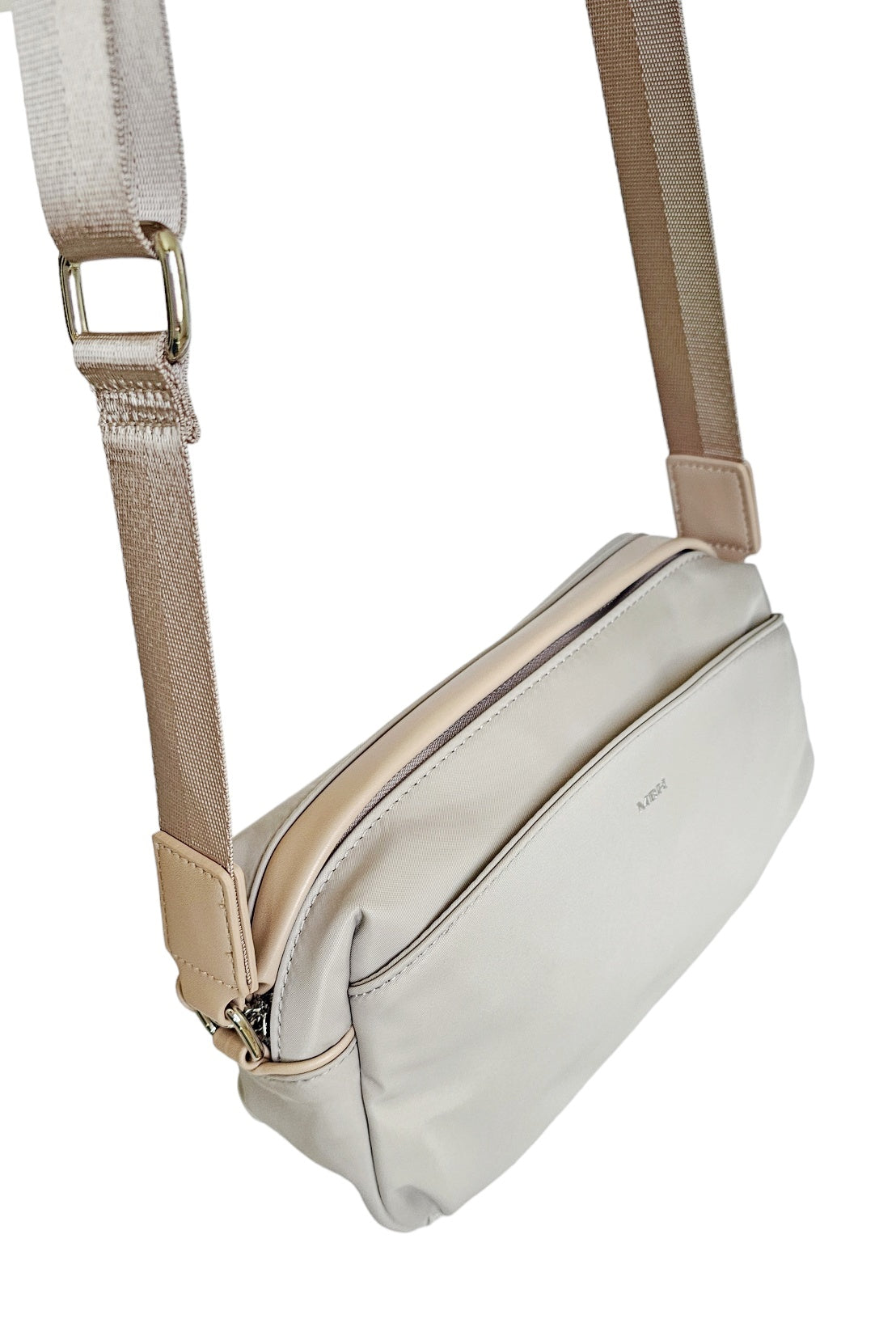 The Everyday Crossbody Bag – Champagne — artisan-made crossbody bag by Mavis by Herrera