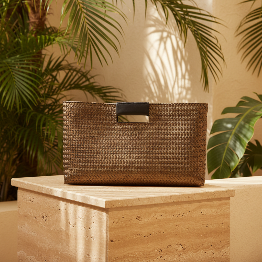 Tulum Clutch Bag - Bronze Elevated Resort