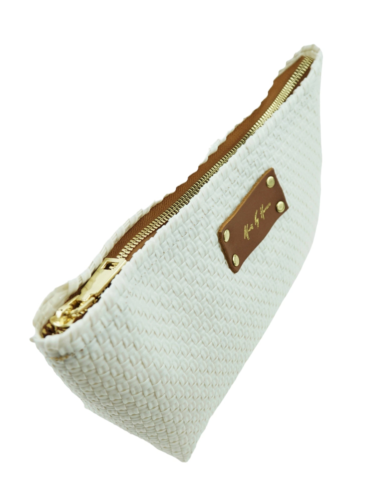 Bella Clutch Purse - White Pearl