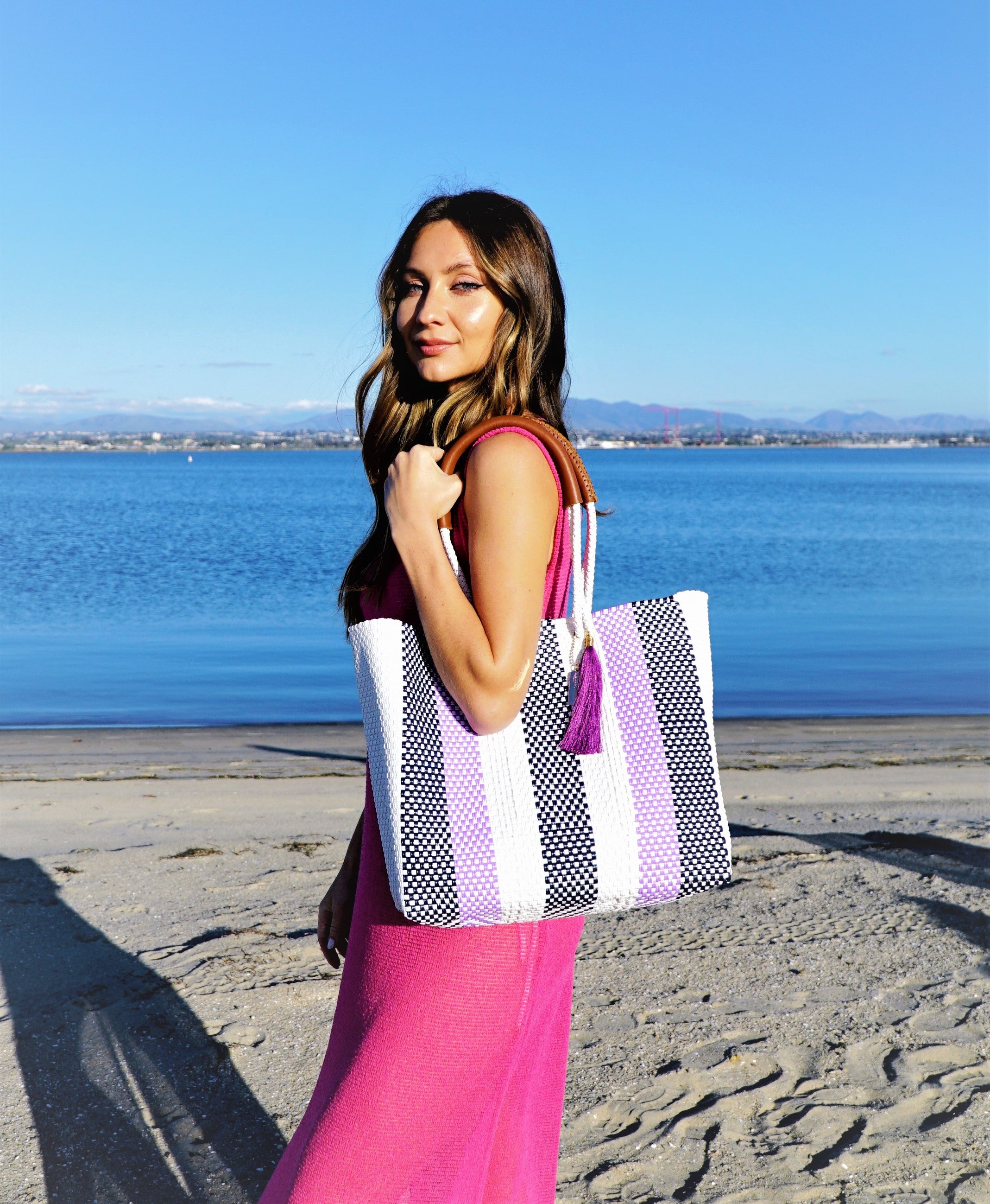 Hannah Tote Bag - Violet