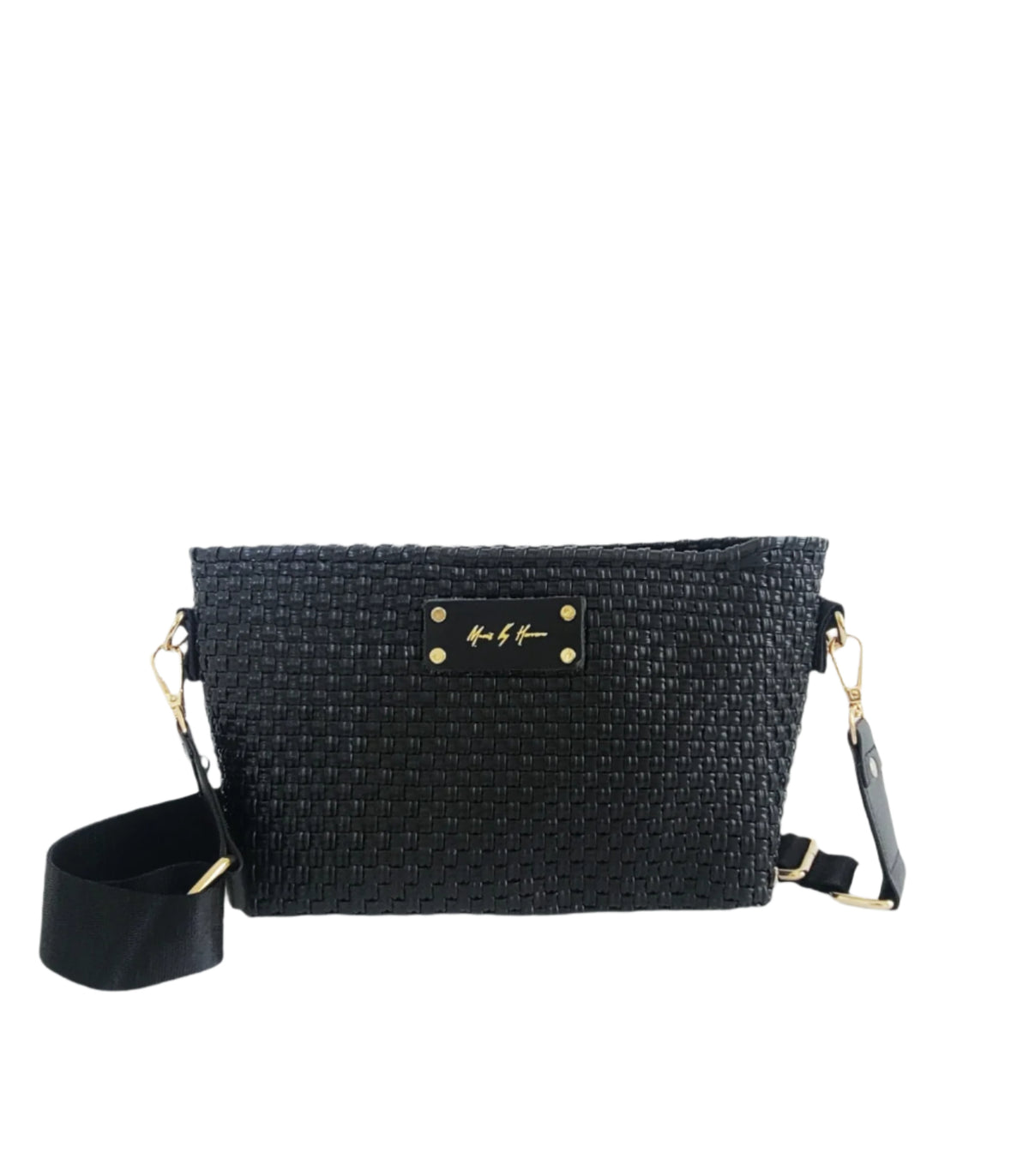 Victoria Crossbody Bag – Luxury Pearl — handwoven recycled-plastic crossbody bag by Mavis by Herrera